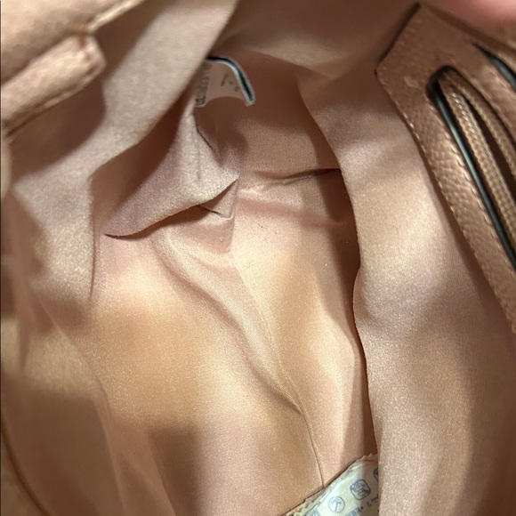 Liz Claiborne Pink and Burgundy Floral Satchel - Picture 7 of 12